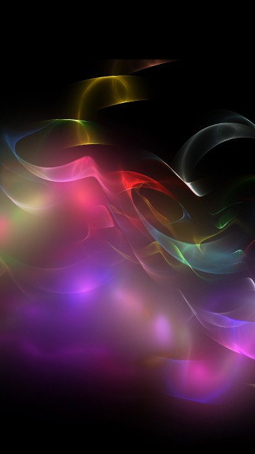 Image purple green and yellow lights