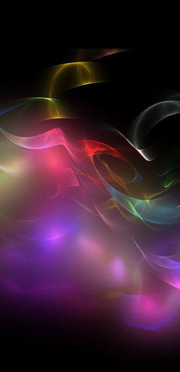 Image purple green and yellow lights