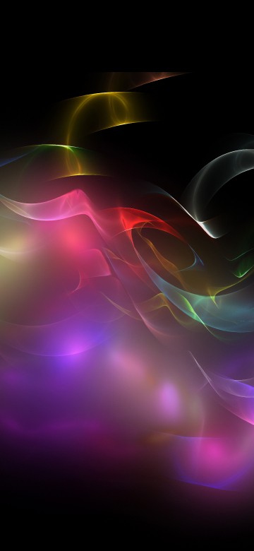 Image purple green and yellow lights