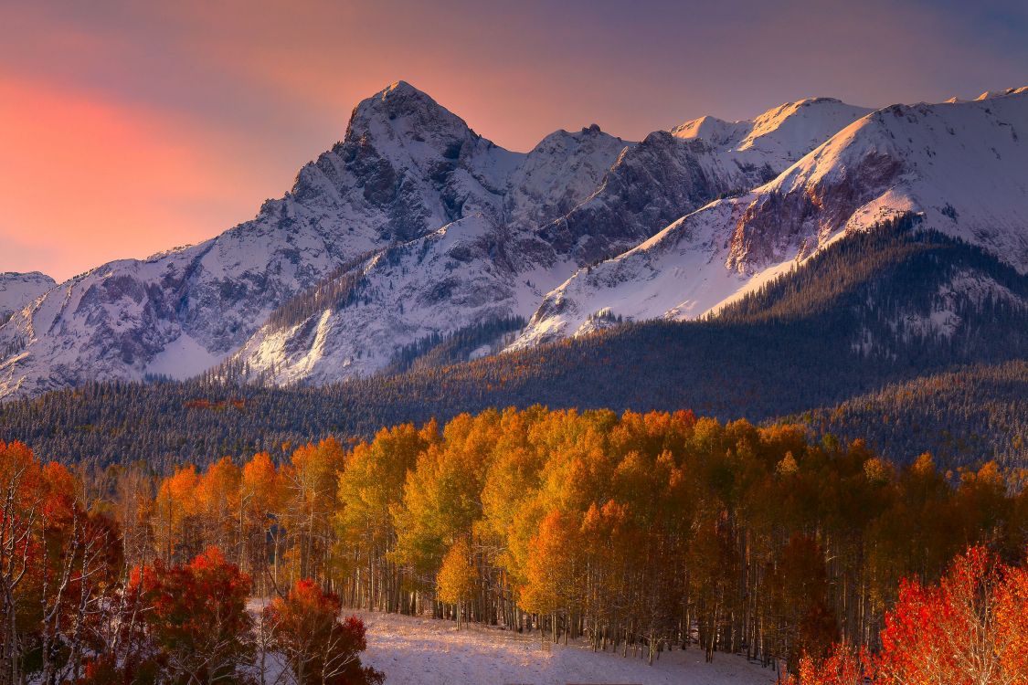 snow covered mountain during daytime