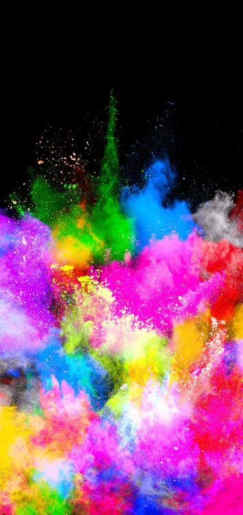 Explosión de Polvo, el Arte Abstracto, Polvo, Abstracción, Ilustración. Wallpaper in 1420x3000 Resolution
