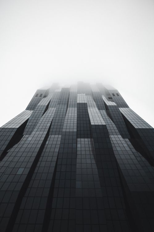 low angle photography of high rise building