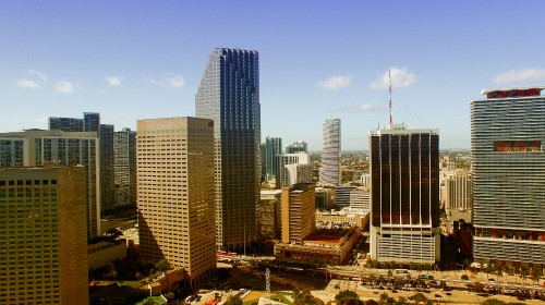 Image high rise buildings during daytime