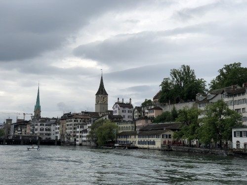 Image Limmat, lake zurich, limmat river, cloud, spire