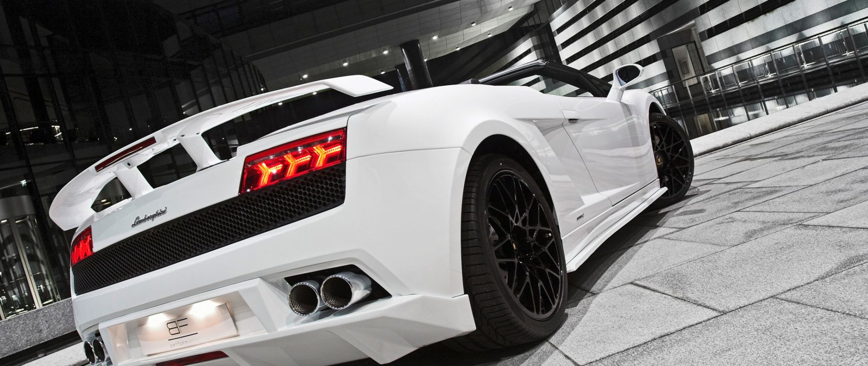 兰博基尼, 兰博基尼Gallardo LP560-4, 超级跑车, 白色, 兰博基尼gallardo 壁纸 5120x2160 允许