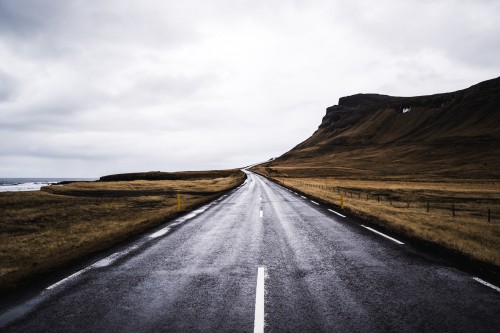 Image road, highland, asphalt, road surface, natural landscape