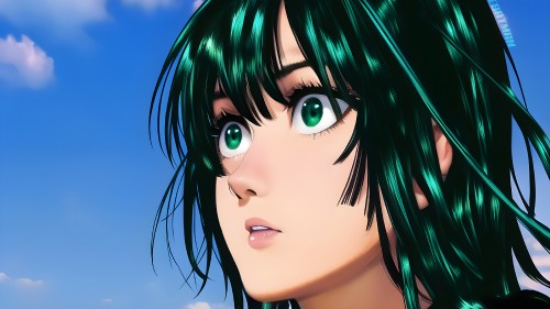 Image opm fubuki manga panels colored, Saitama, anime, Genos, One Punch Man