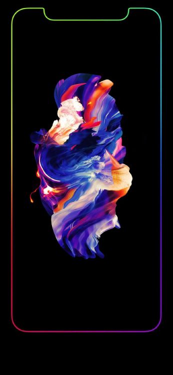Amoled, OnePlus 6T, Cuerpo Humano, Morado, Pétalo. Wallpaper in 1124x2436 Resolution