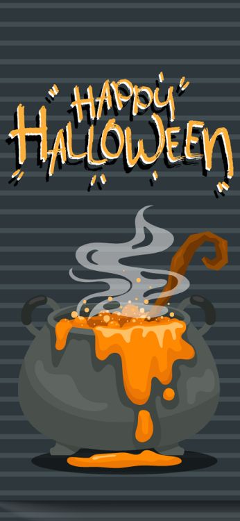 Halloween, Citrouille, Jack o Lantern, Dessin, Graphique. Wallpaper in 1080x2340 Resolution