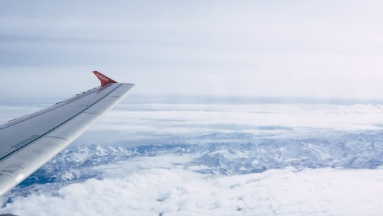 Image cloud, aircraft, jet engine, water, air travel