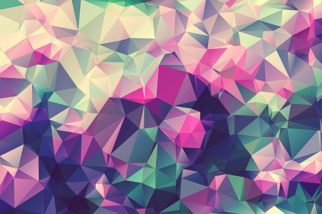 多边形, 紫色的, 三角形, 粉红色, 对称 壁纸 3000x2000 允许
