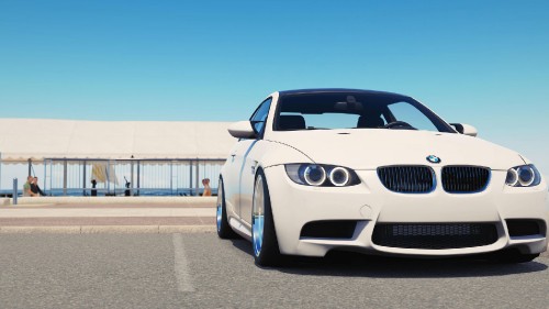 Image white bmw m 3 on road during daytime