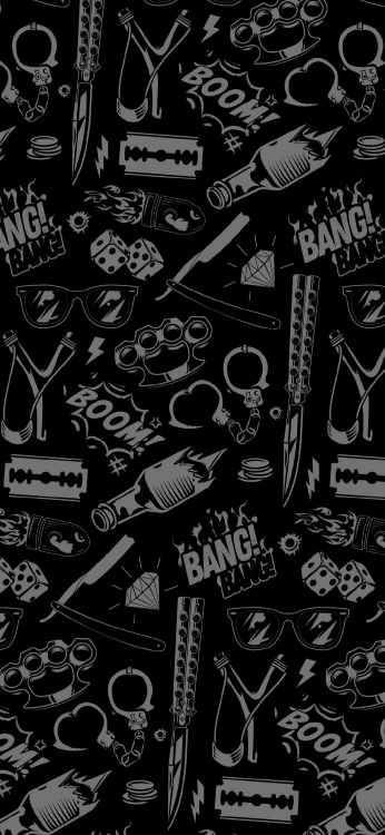 Ios 16, Sleeve, Style, Black and White, Art. Wallpaper in 1080x2340 Resolution