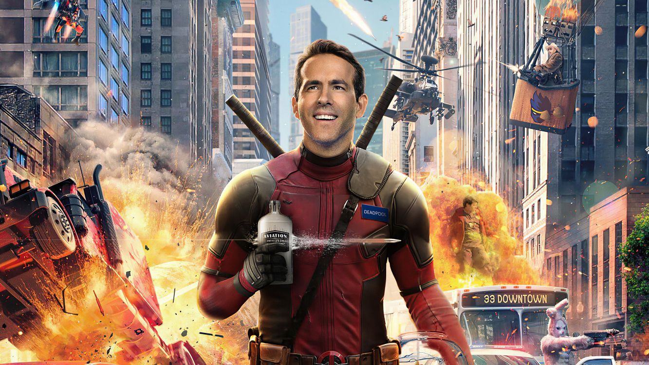 Freier Kerl, Ryan Reynolds, Ateliers Des 20. Jahrhunderts, Komödie, Science-fiction. Wallpaper in 3840x2160 Resolution