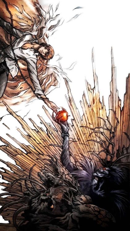 Illustration, Light Yagami, Art, Dessin Animé, Dessin. Wallpaper in 1440x2560 Resolution