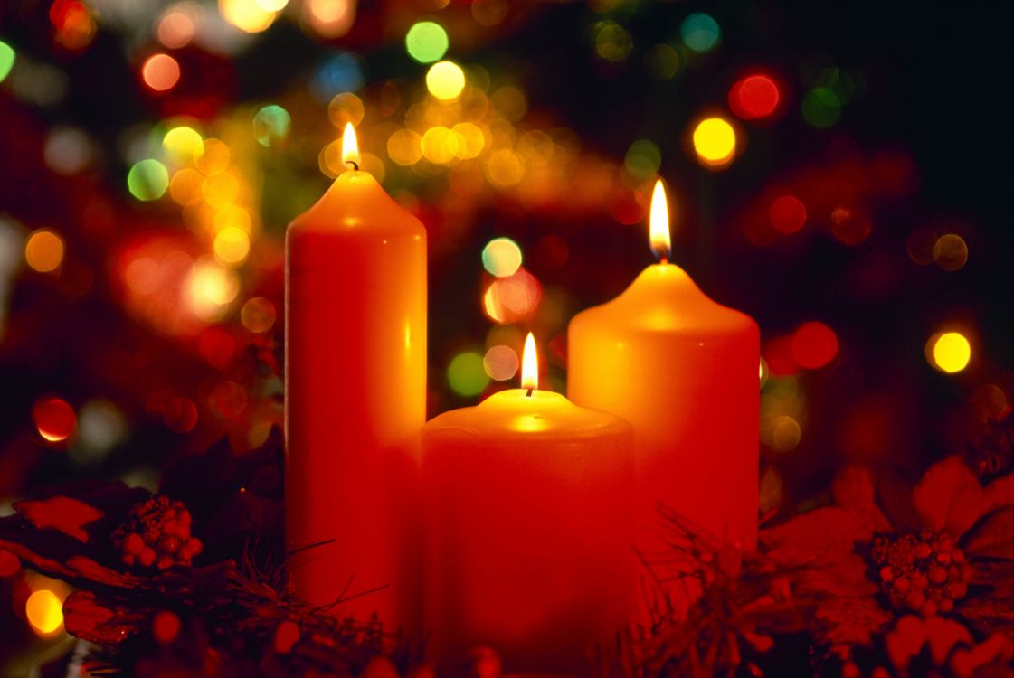 Christmas Day, Candle, Lighting, Light, Christmas Eve. Wallpaper in 2000x1337 Resolution