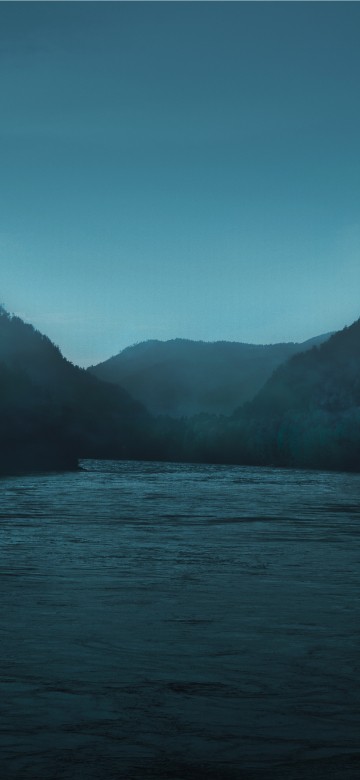 Image body of water, nature, blue, water, highland