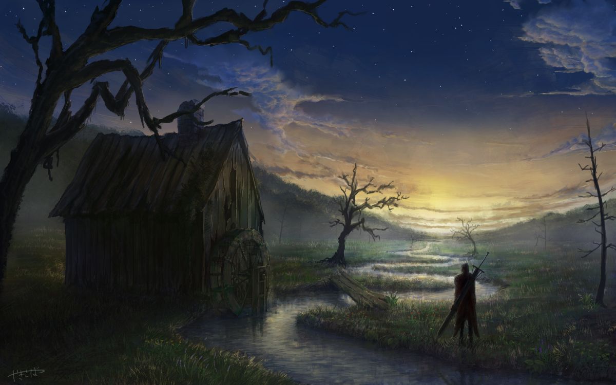 Personne Debout Sur le Terrain en Herbe Près de la Peinture de la Maison. Wallpaper in 4000x2500 Resolution