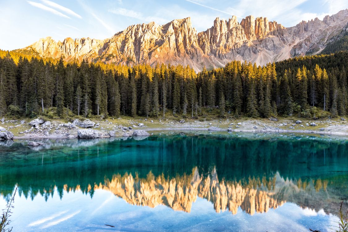Dolomiten, Reflexion, Naturlandschaft, Natur, Bergigen Landschaftsformen. Wallpaper in 5472x3648 Resolution