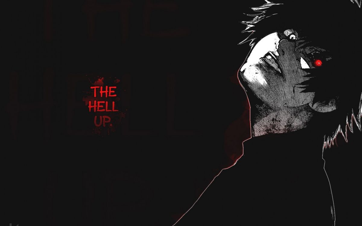 Homme en Sweat à Capuche Noir Sur Fond Noir. Wallpaper in 2560x1600 Resolution