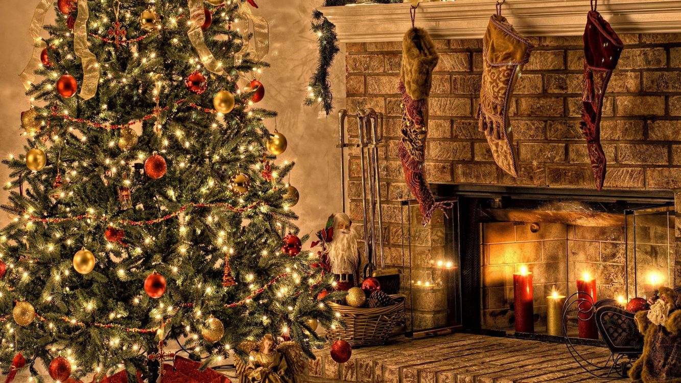 Weihnachtsbaum, Weihnachtsdekoration, Fir, Fichte, Immergrün. Wallpaper in 3840x2160 Resolution