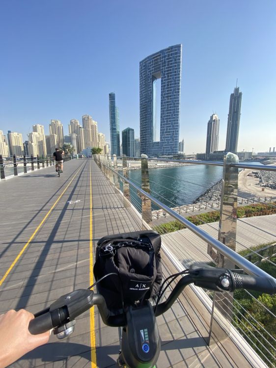 dubai, daytime, tower block, bicycle accessory, metropolis