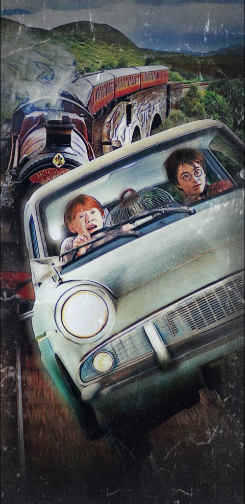 Image Harry Potter, Ron Weasley, dobby, Hermione Granger, poster