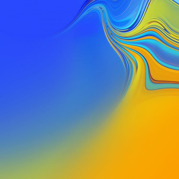 Samsung Galaxy, Samsung, Samsung Galaxy A9, Android, Blau. Wallpaper in 2220x2220 Resolution