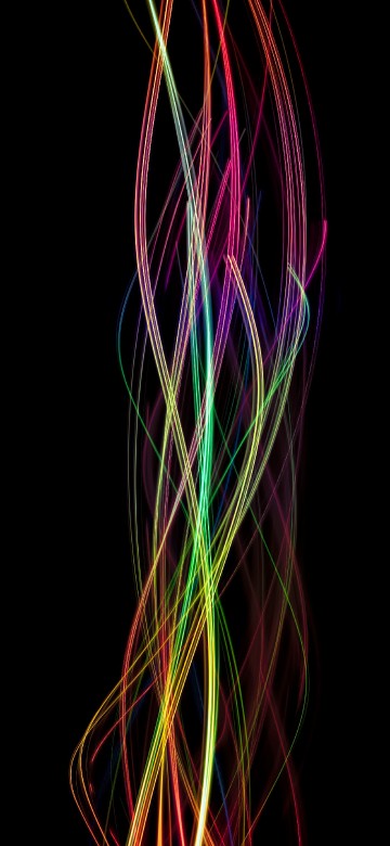Image blue and pink light digital wallpaper