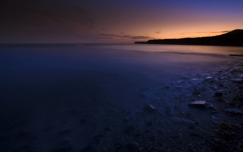 Image mist over water, sunset, landscape, water, body of water