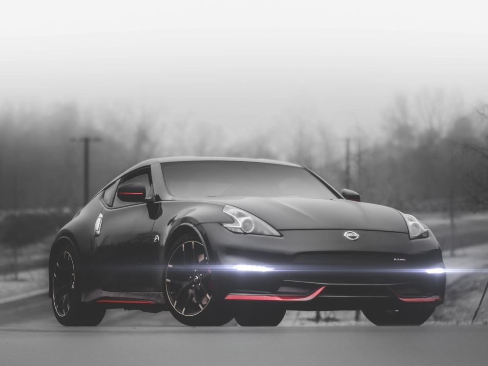 black porsche 911 on road