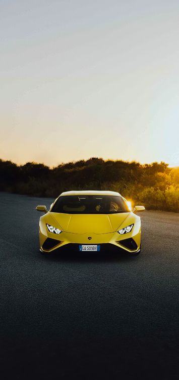 Lamborghini, Car, Lamborghini Aventador, Lamborghini Huracan Evo, Sportwagen. Wallpaper in 1422x3000 Resolution