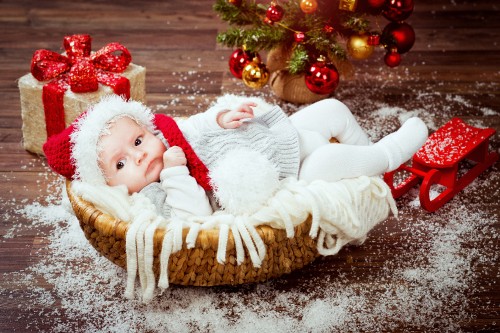 Image infant, gift, Christmas Day, christmas, christmas decoration