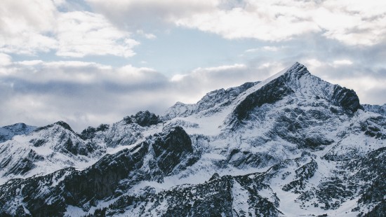 Image mountainous landforms, mountain, mountain range, highland, ridge