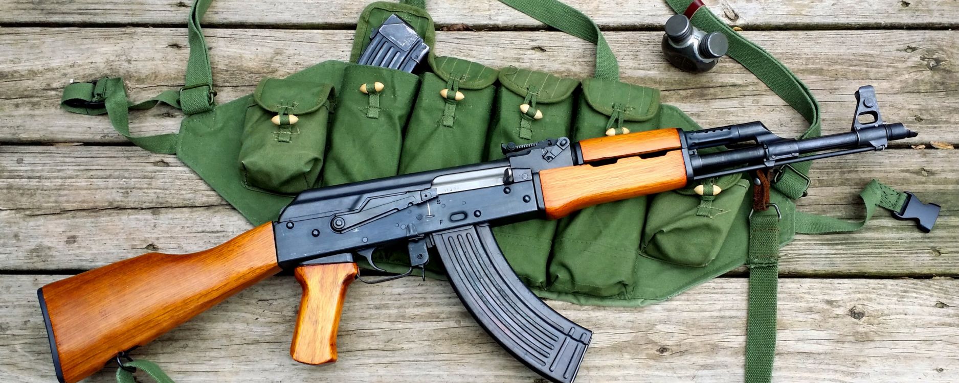 Rifle de Asalto Tipo 56, Arma, Ak-74, Airsoft, Gatillo. Wallpaper in 2560x1024 Resolution