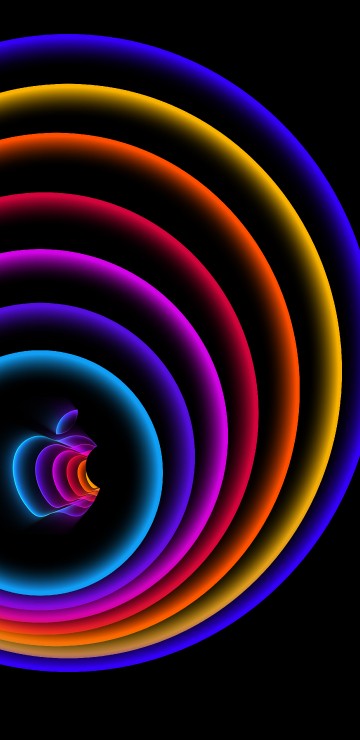 Image spiral, apples, ios, android, colorfulness