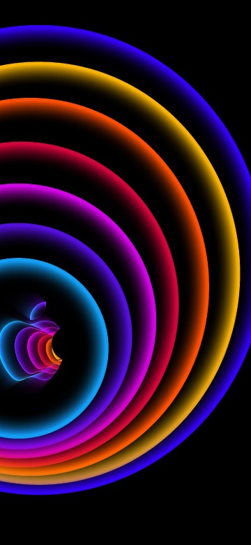 Image spiral, apples, ios, android, colorfulness