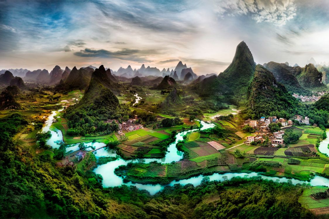 性质, 安装的风景, 植被, 里程碑, 龙胜米的露台 壁纸 2700x1800 允许