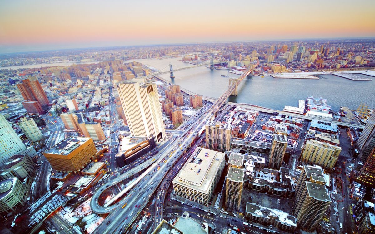 aerial view of city buildings during daytime