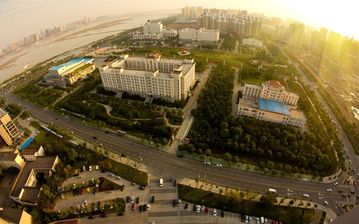 aerial view of city buildings during daytime