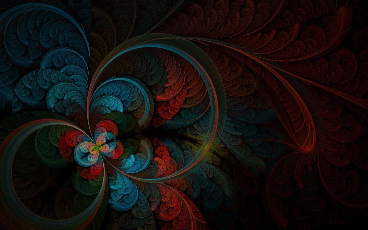 Peinture Abstraite Rouge et Bleue. Wallpaper in 2560x1600 Resolution