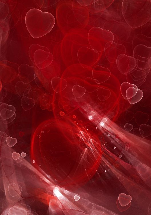 Fractal, Red, Pink, Heart, Maroon. Wallpaper in 2500x3550 Resolution