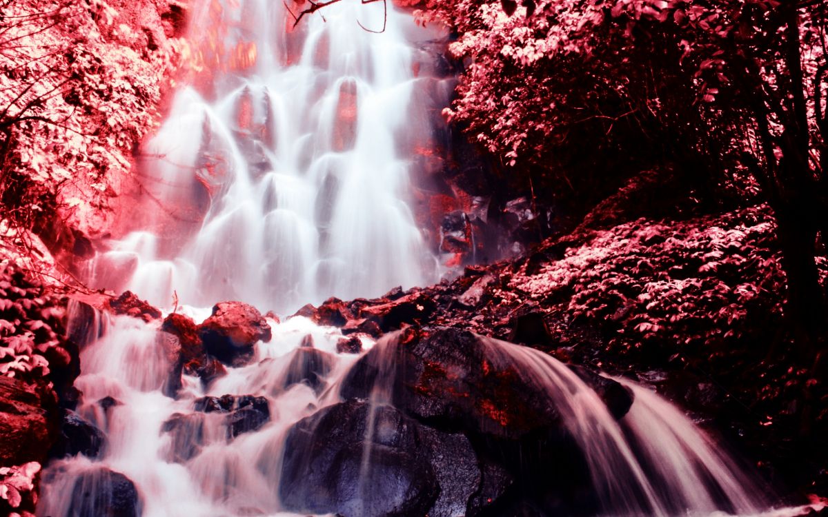 Zeitrafferfotografie Von Wasserfällen. Wallpaper in 2560x1600 Resolution