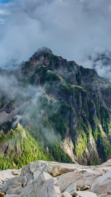 Image mountain, mountainous landforms, cloud, mountain range, hill