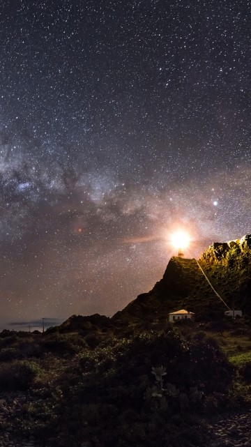 Image body of water near brown sand during night time