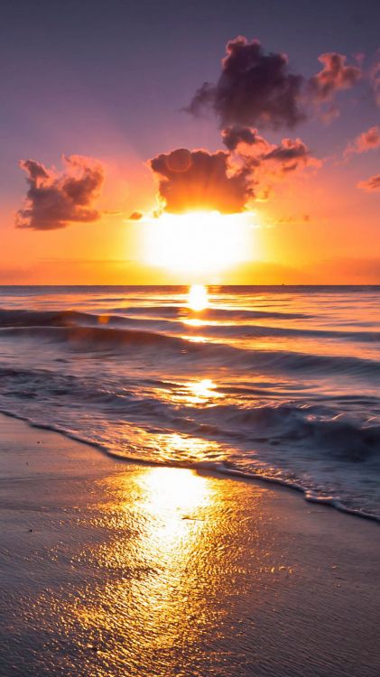 Horizon, Lever, Mer, Eau, Les Ressources en Eau. Wallpaper in 1080x1920 Resolution