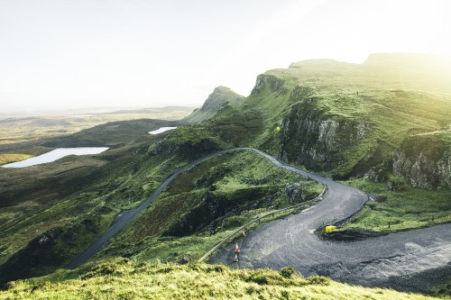 Image Quiraing, water resources, mountain, plant, cloud