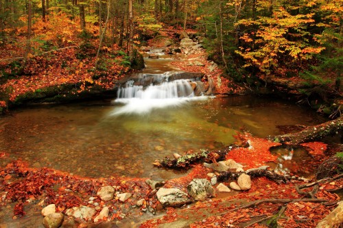 Image river in the middle of rocks