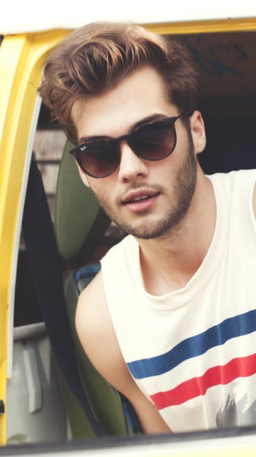 Image Man, eyewear, sunglasses, cool, yellow