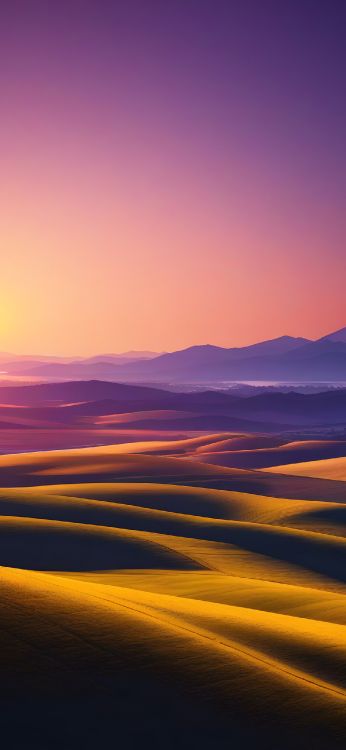 Afterglow, Apples, Apple Watch, Ios 17, Natural Landscape. Wallpaper in 1290x2796 Resolution